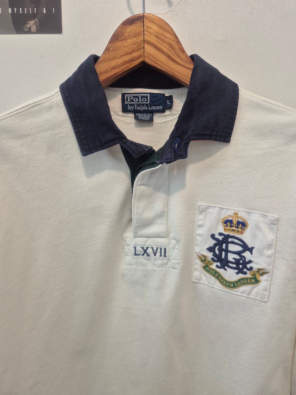 폴로 랄프로렌 럭비 티셔츠  L
사이즈  상품이미지2