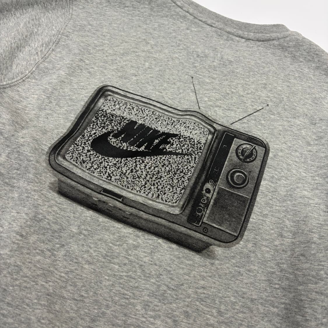 나이키 스우시 그레이 기모 맨투맨 M 상품이미지5