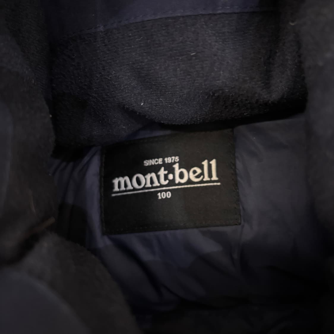 몽벨 네이비 구스다운 패딩점퍼 상품이미지3