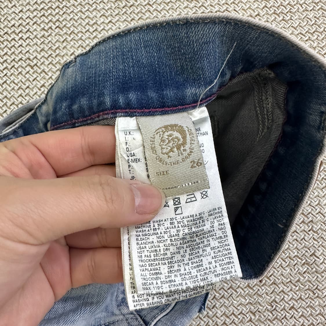 26 디젤 여성 데님 스키니진 0401D 상품이미지3