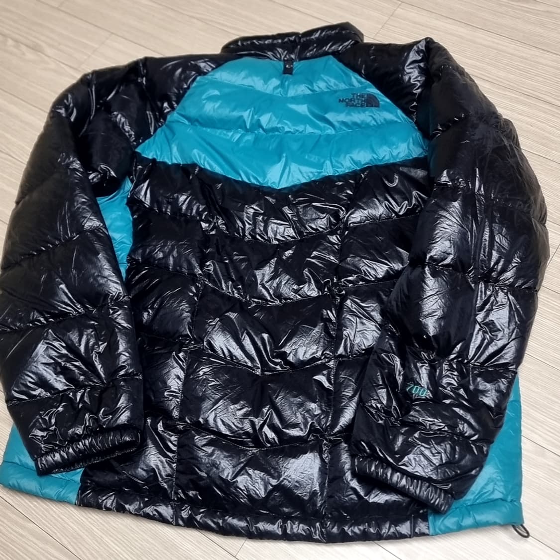 빈티지 노스페이스 블랙/블루 거의털 경량패딩 점퍼(105) 상품이미지9