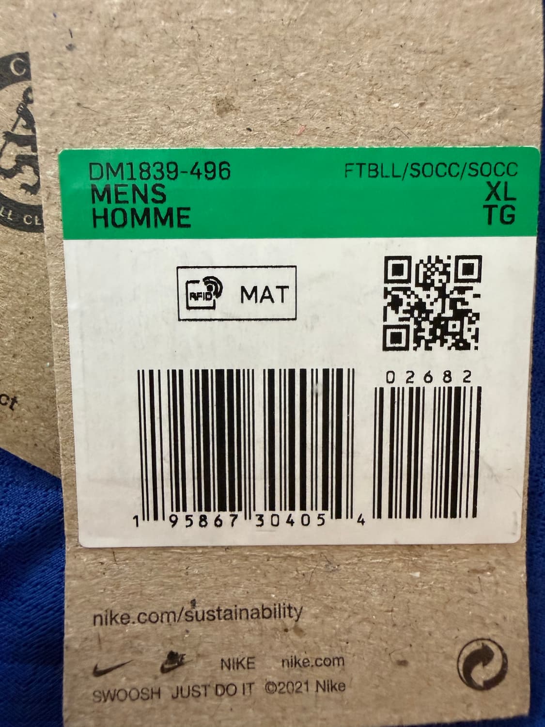 [XL/110]22-23 첼시 홈 티아고 실바 DM1839-496 상품이미지6