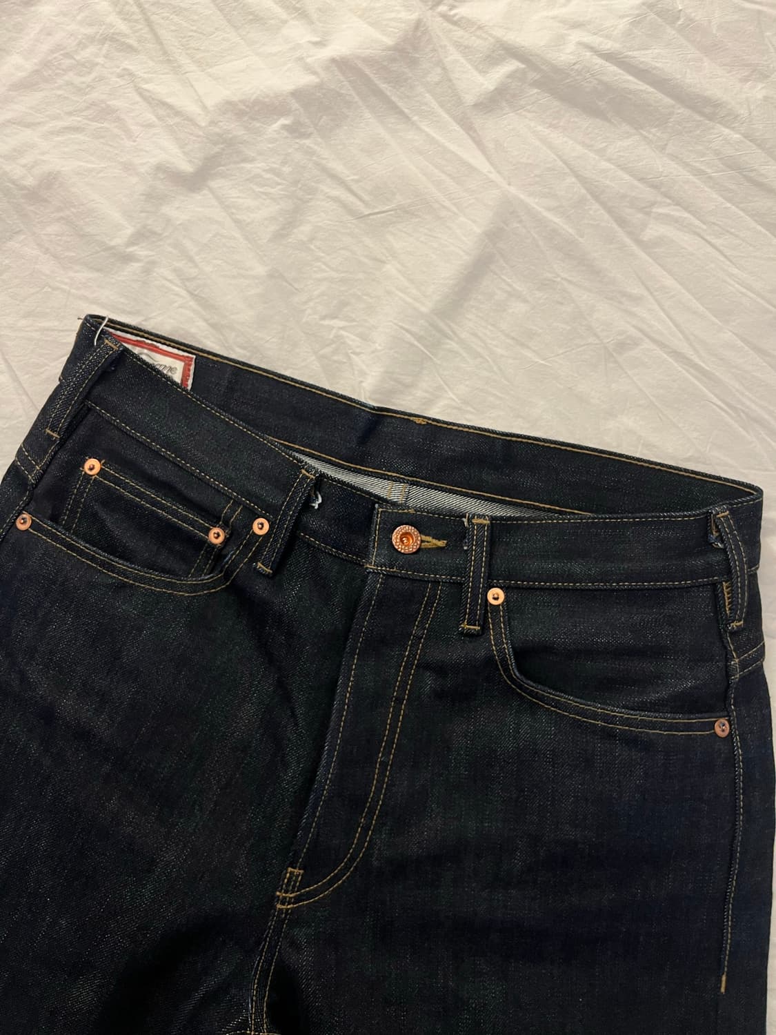 yuremane 18oz 셀비지 데님 / 2사이즈 (32) / 인디고 상품이미지3