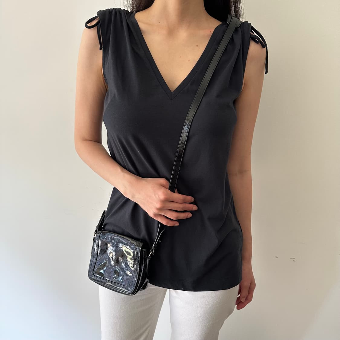 질샌더 네이비 jil sander navy 디테일 민소매 상품이미지1