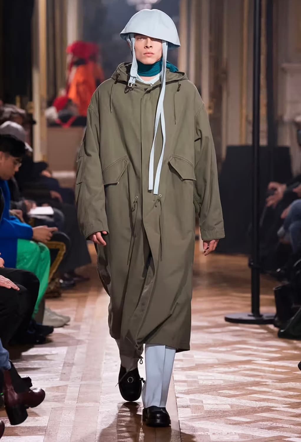 라프시몬스 19fw 런웨이 롱파카 상품이미지7