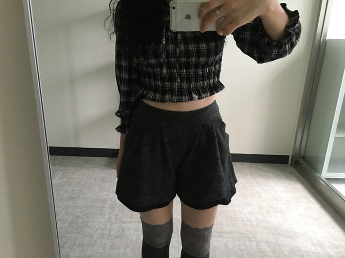 check smock blouse 상품이미지4