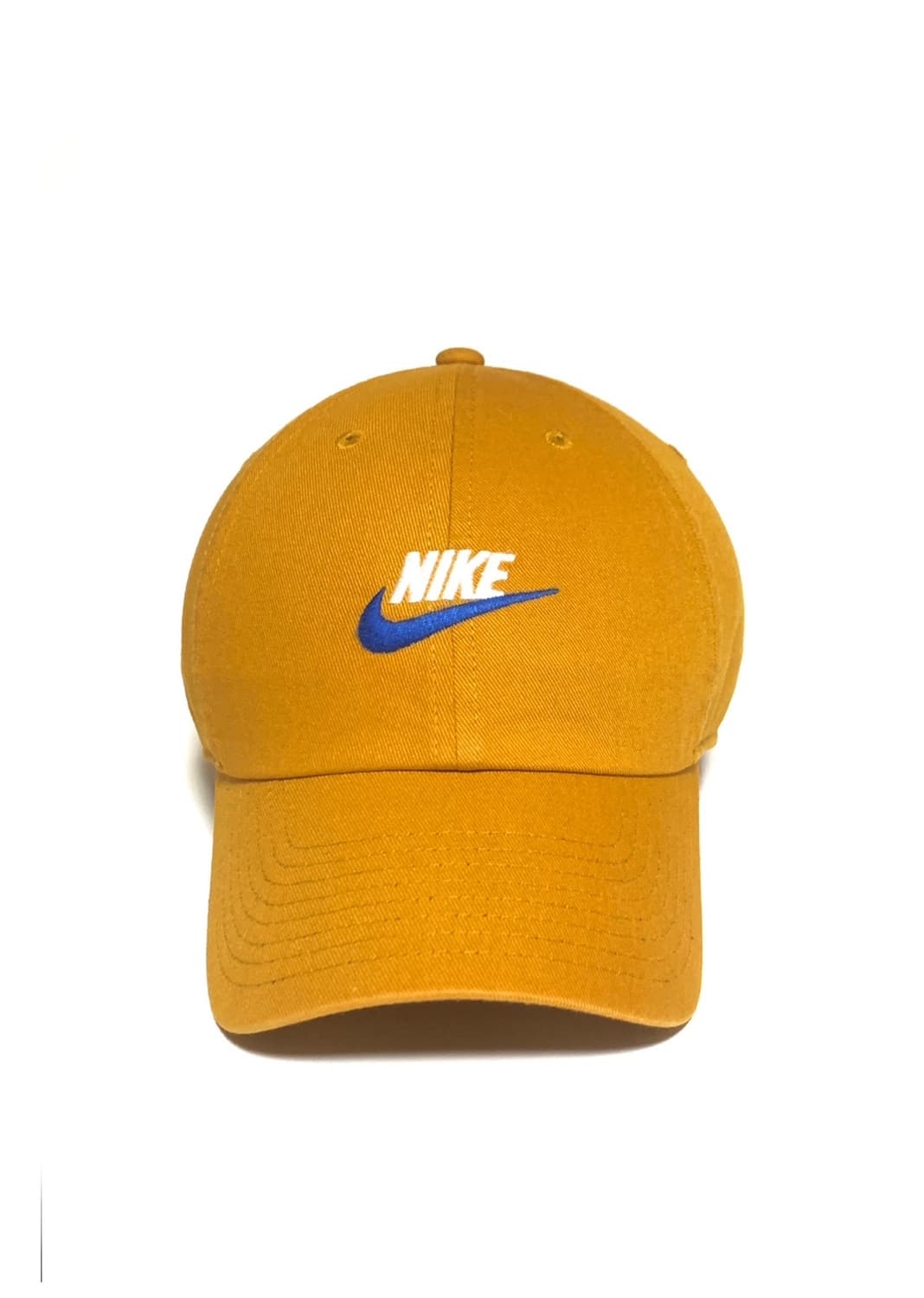 NIKE 나이키 헤리티지86 퓨추라 머스타드/블루 남녀공용 볼캡 모자 헬 상품이미지3