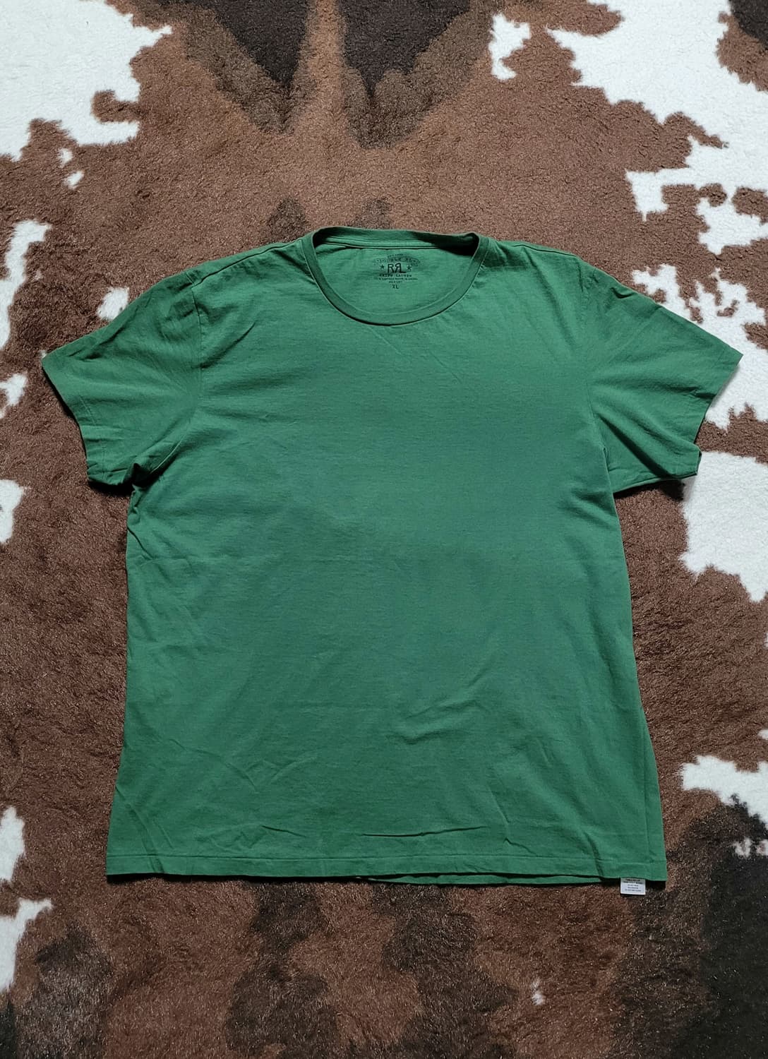 RRL  샵그린 색상 라운드 티 XL 상품이미지1