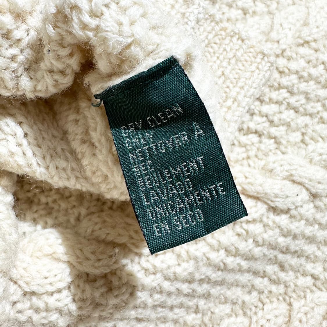 로렌 랄프로렌 아란 케이블 핸드 니트 후드 가디건  상품이미지6