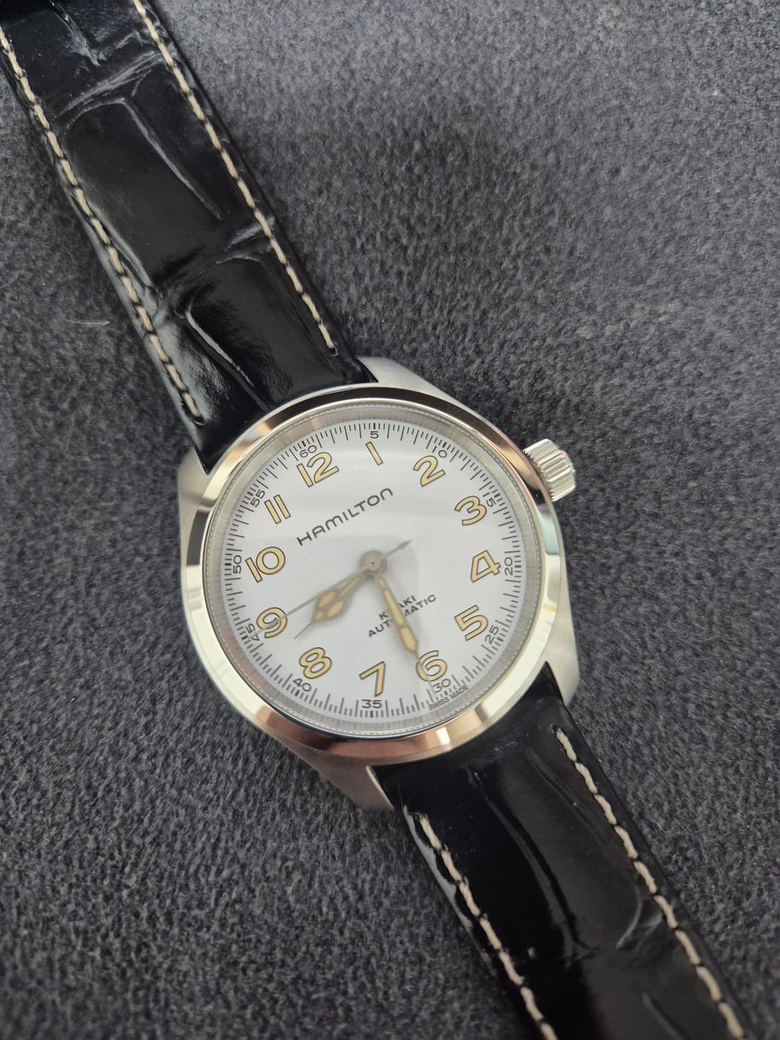해밀턴 카키필드 머피 38mm 흰판 상품이미지2