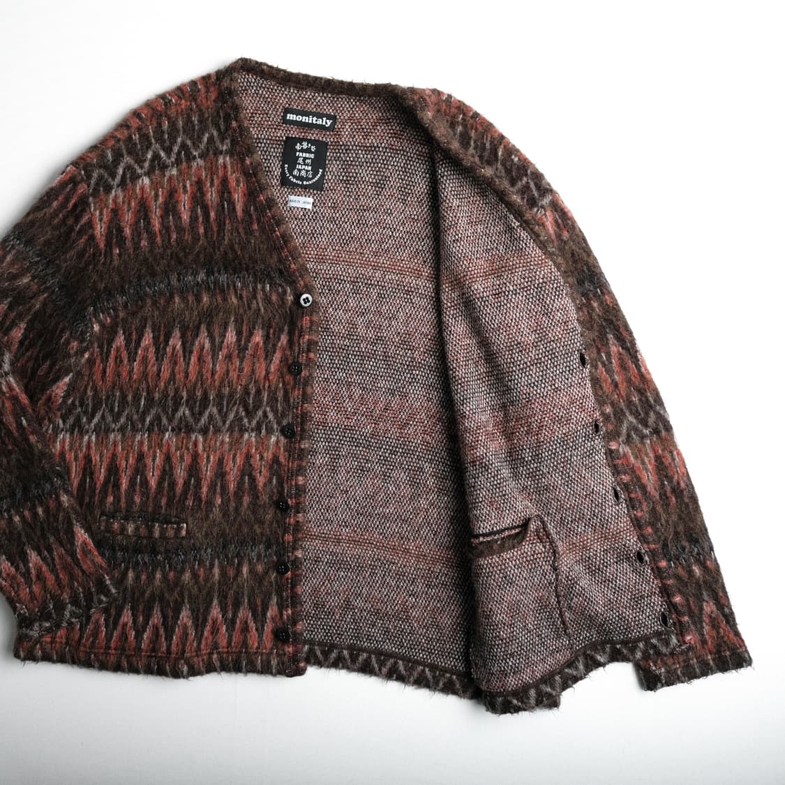 모니탈리 쉐기 V넥 가디건 L(103-105)사이즈 상품이미지7