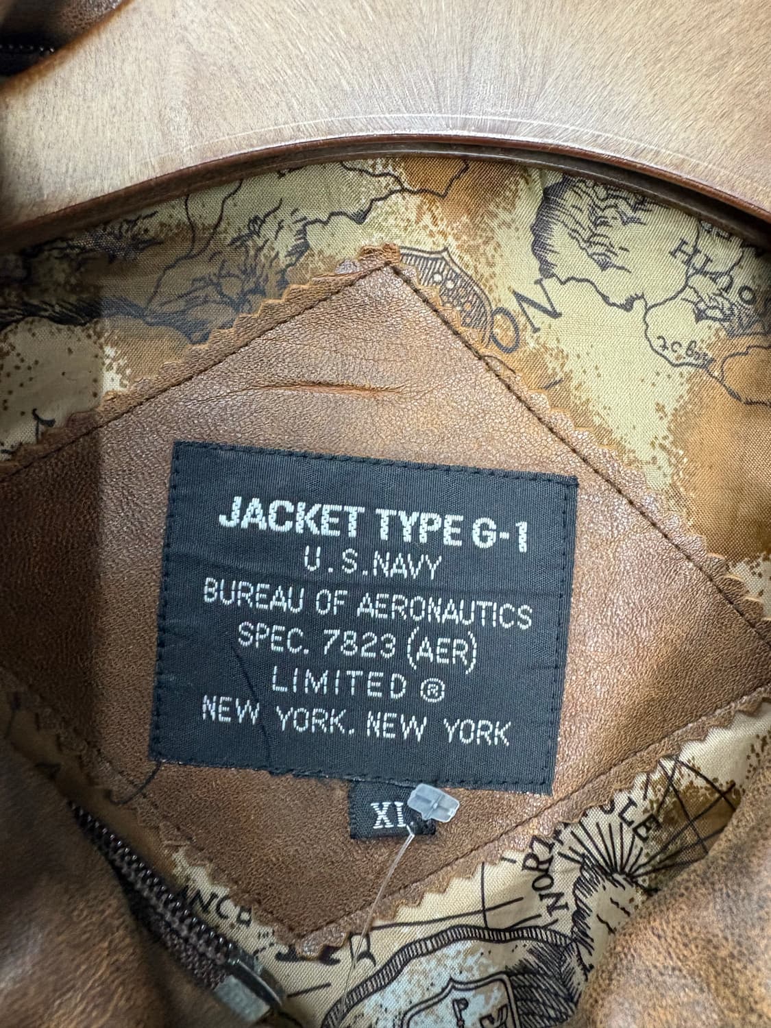 아비렉스 패치 디테일 가죽자켓 A2899 상품이미지6