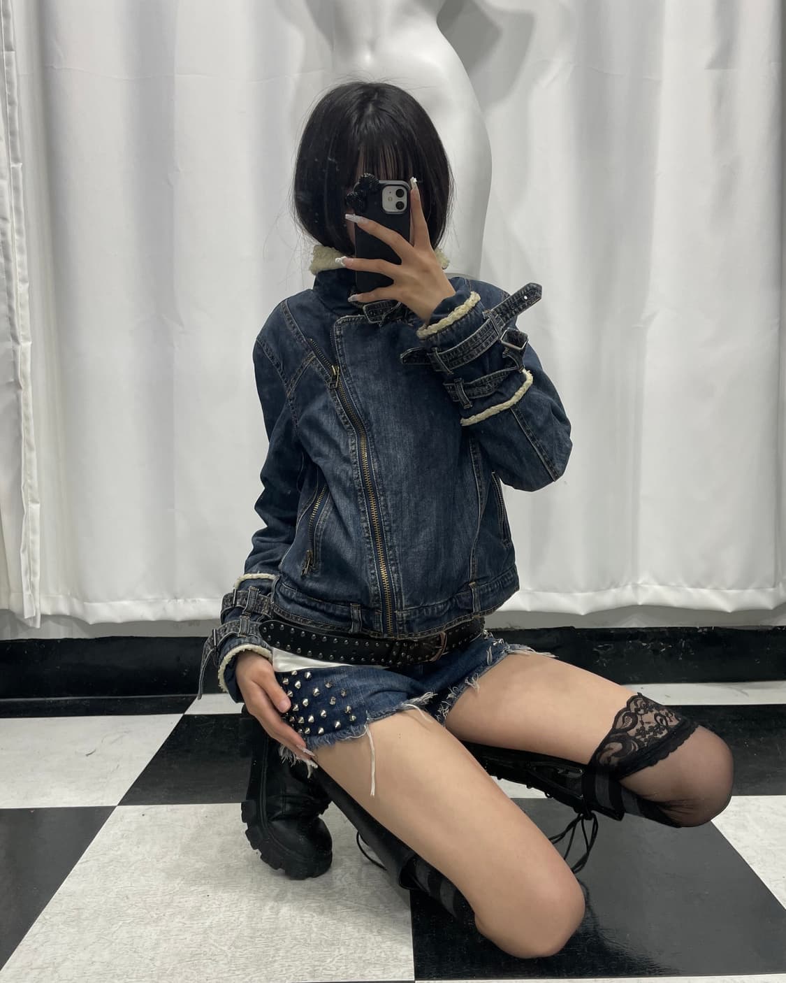 🎸쉬어링 스타일 데님 자켓🎸 상품이미지4