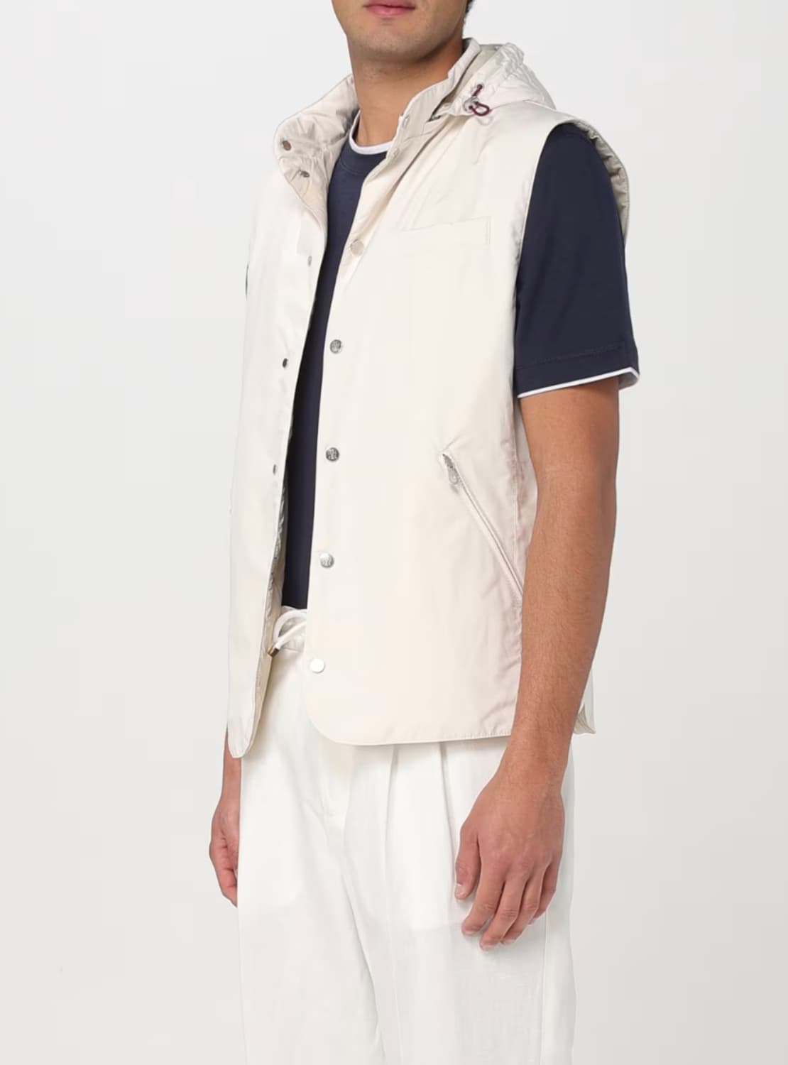 브루넬로 쿠치넬리 25ss 신형 후드 패딩 조끼 54 새상품급 판매합니다 상품이미지6