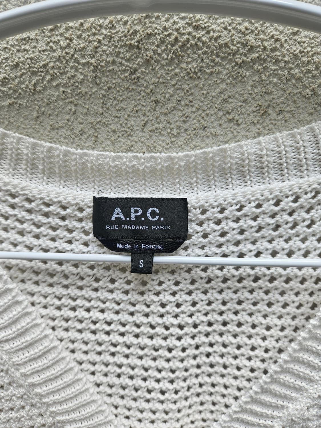 A.P.C 아페쎄 니트 반팔 가디건 상품이미지3
