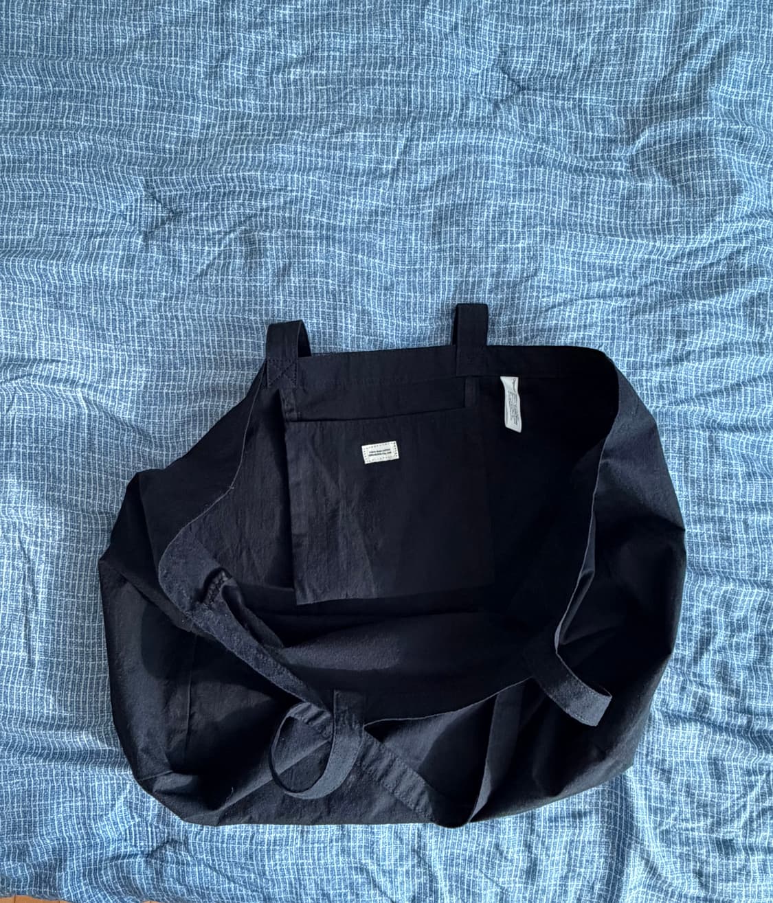 월스와일무브먼트 실크 냅 숄더 백(블랙) 상품이미지4