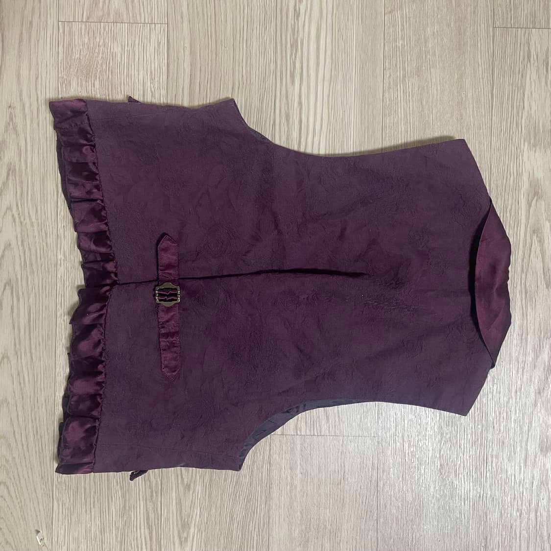 빈티지 와인컬러 레이스 베스트 / 고딕 무드 상품이미지5