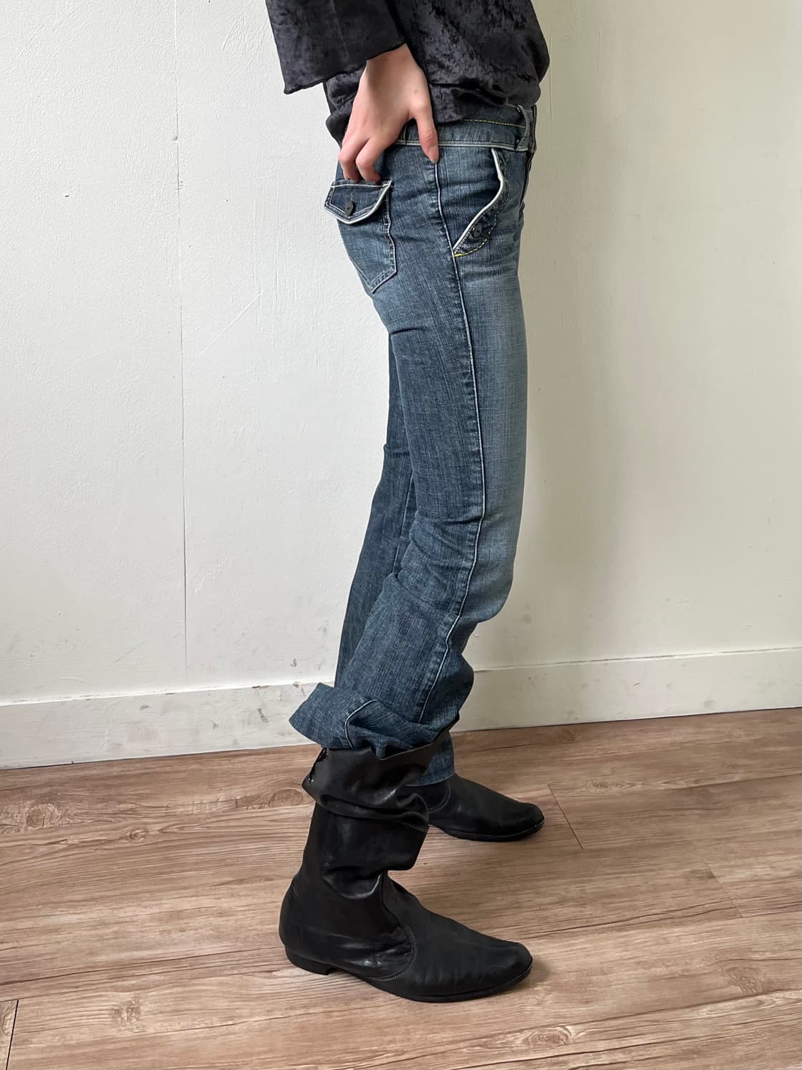 Sweet camel for women who stand alone 데님 상품이미지7