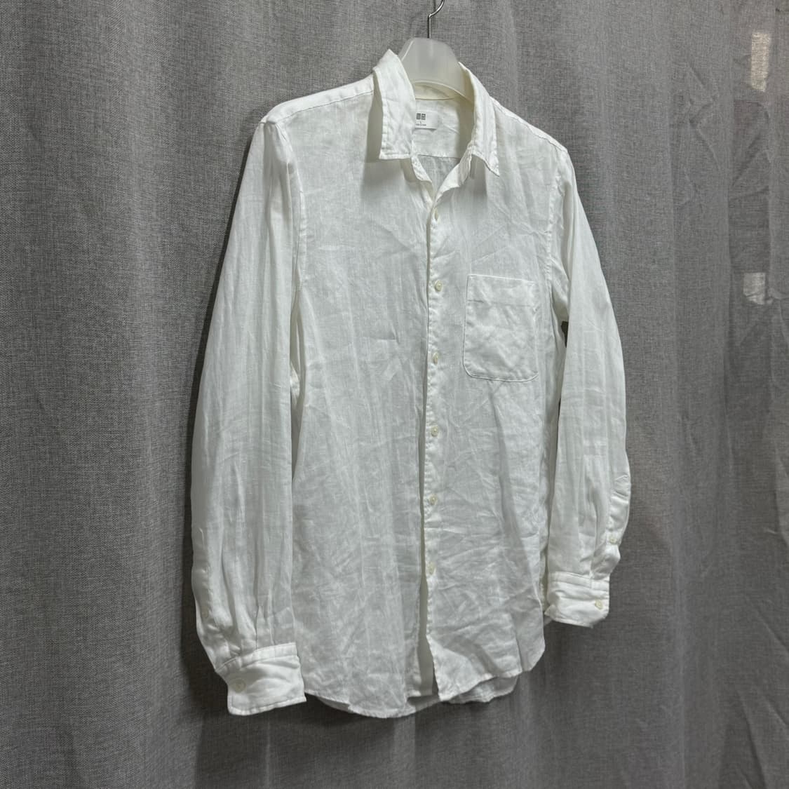 [L] 유니클로 린넨 마 긴팔 셔츠 남방 상품이미지2
