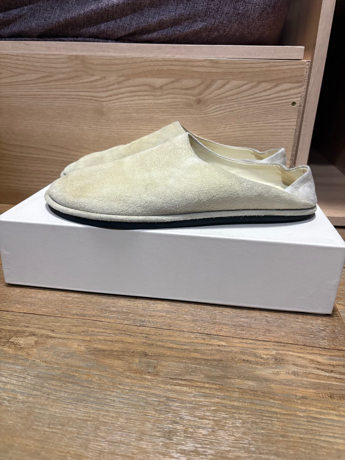 Auralee 오라리 스웨이드 샌들 상품이미지2