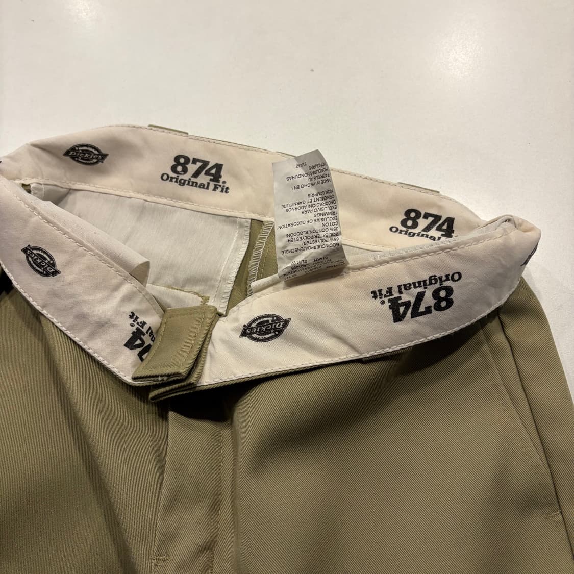 [31x32] 디키즈 874 OG 워크 팬츠 베이지 D511 상품이미지6