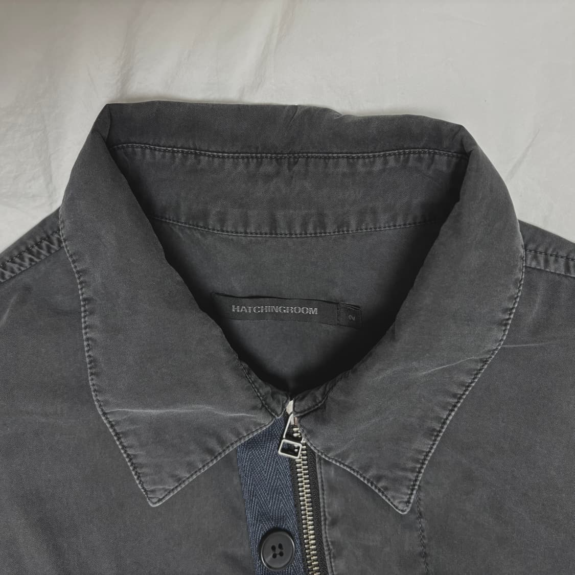 급처 )))))) 해칭룸 복서 셔켓 롱 다이드 (인디고) 상품이미지5