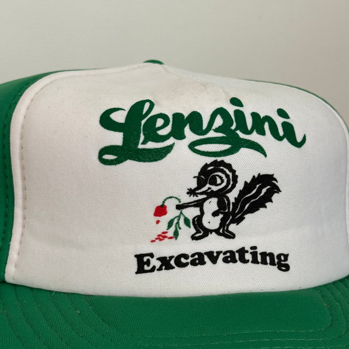 USA 빈티지 모자 볼캡 vintage cap 트러커 메쉬 그린 상품이미지4