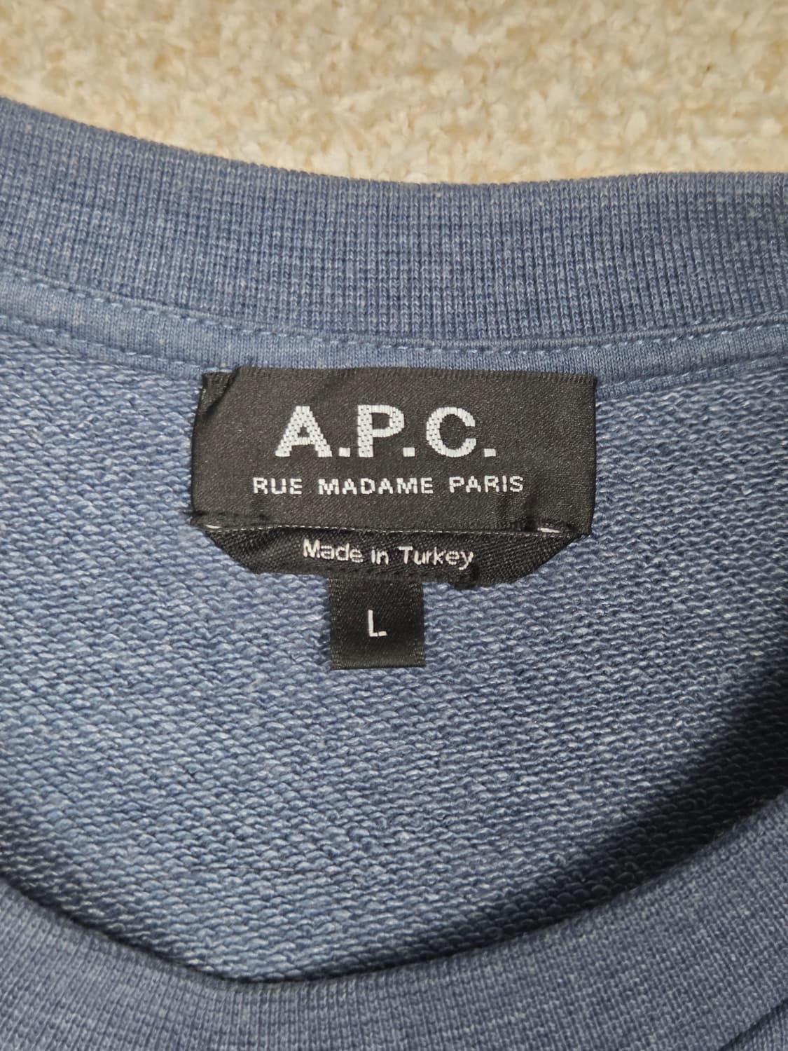 [A.P.C.] VPC 네온 로즈 스웨트셔츠 | 00263 상품이미지3