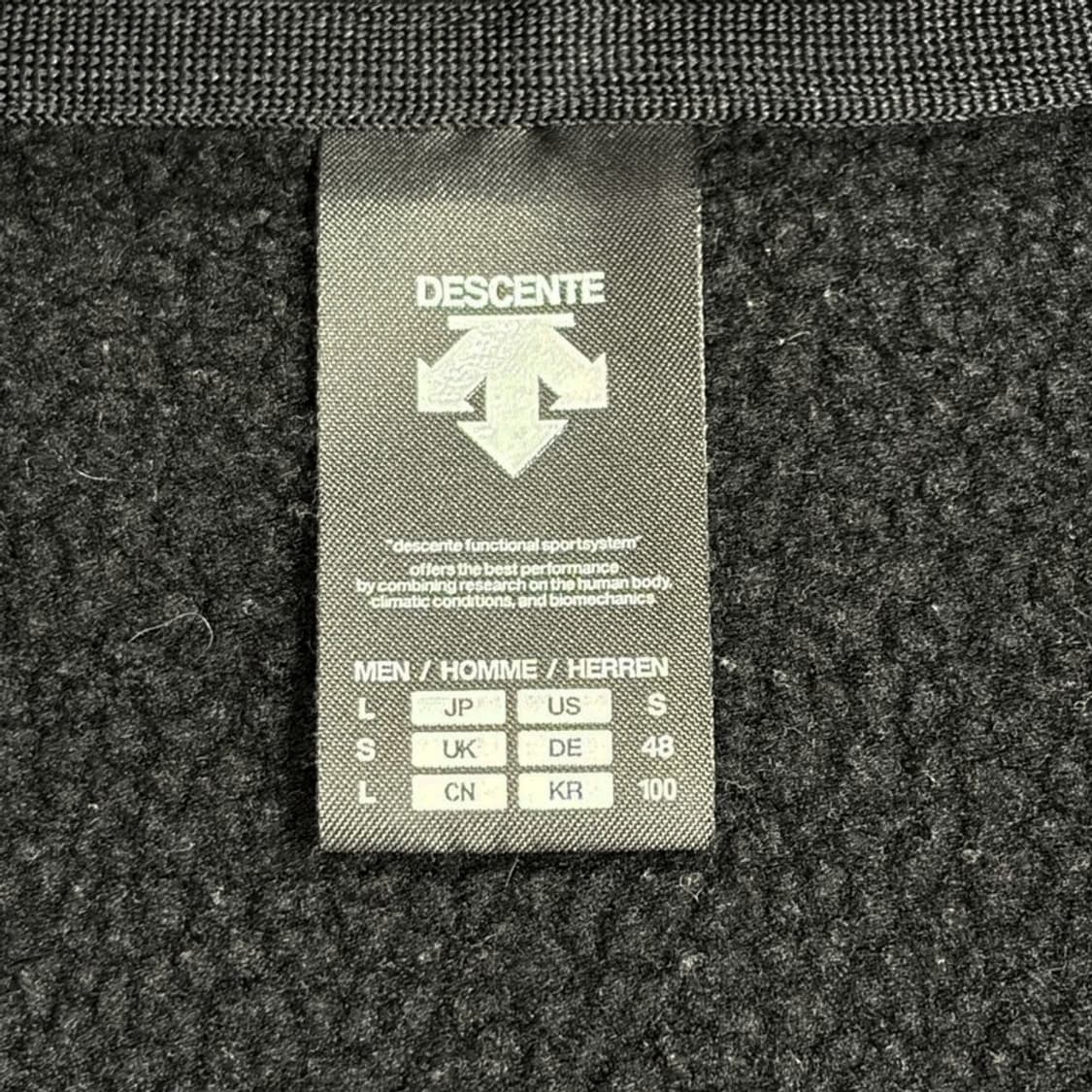 DESCENTE 스위스 본딩 플리스 후드집업 S 상품이미지4