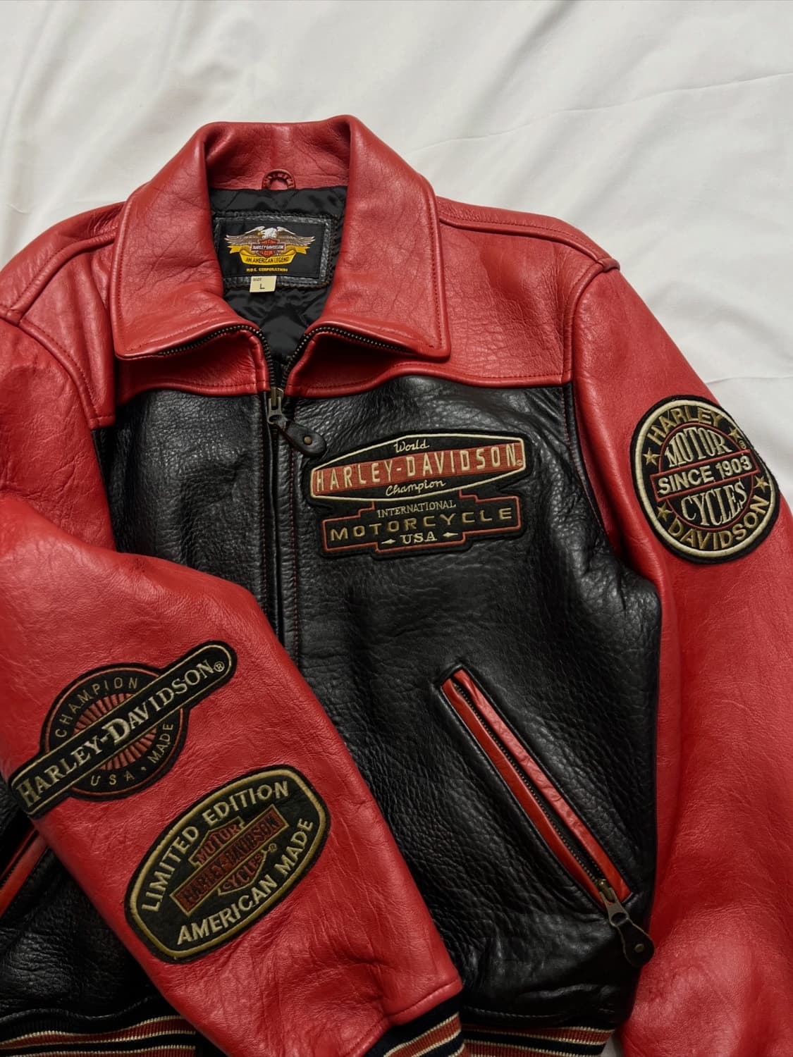 할리데이비슨 라이더자켓 가죽자켓 상품이미지9