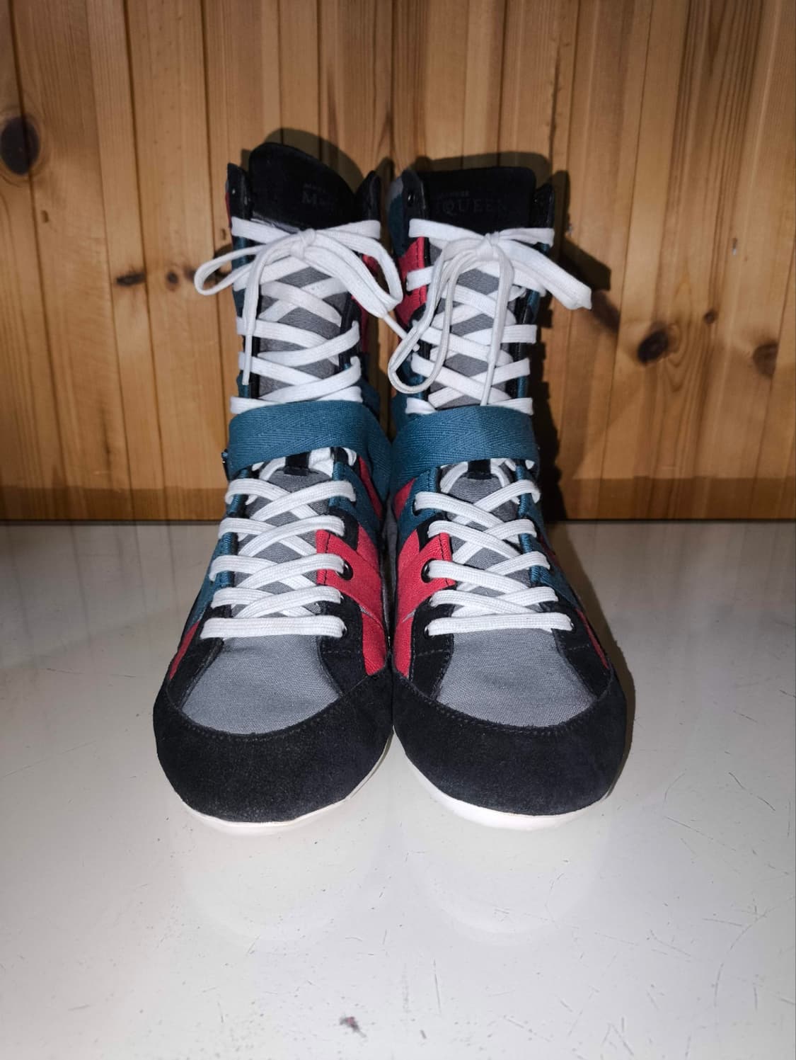 240mm 푸마 x 알렉산더맥퀸 컷맨하이 붕대 스니커즈 상품이미지3