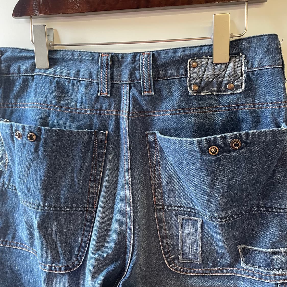 디젤 패치워크 데님 롤업팬츠 상품이미지7