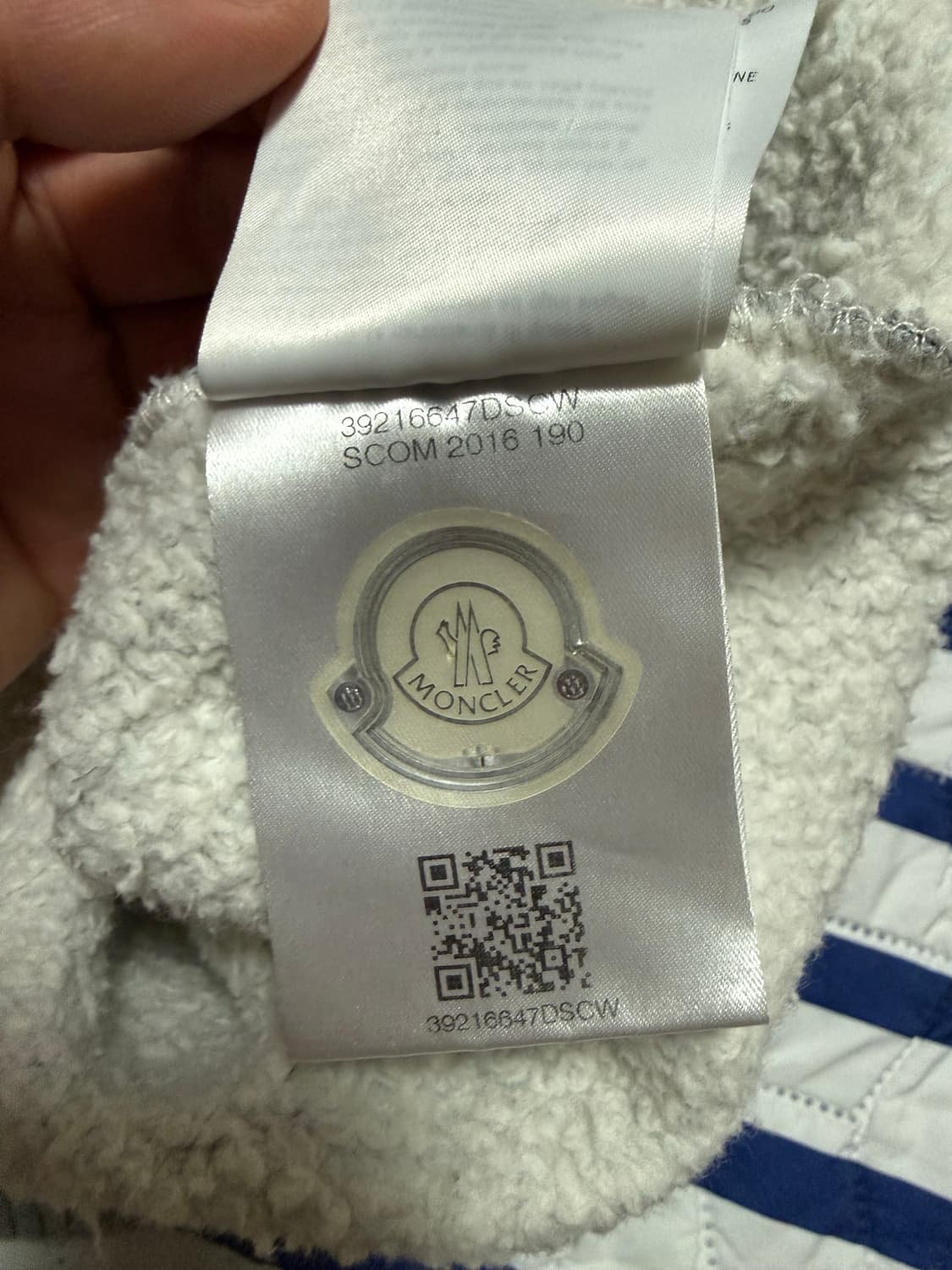 몽클레어 오프화이트 후드티 상품이미지7