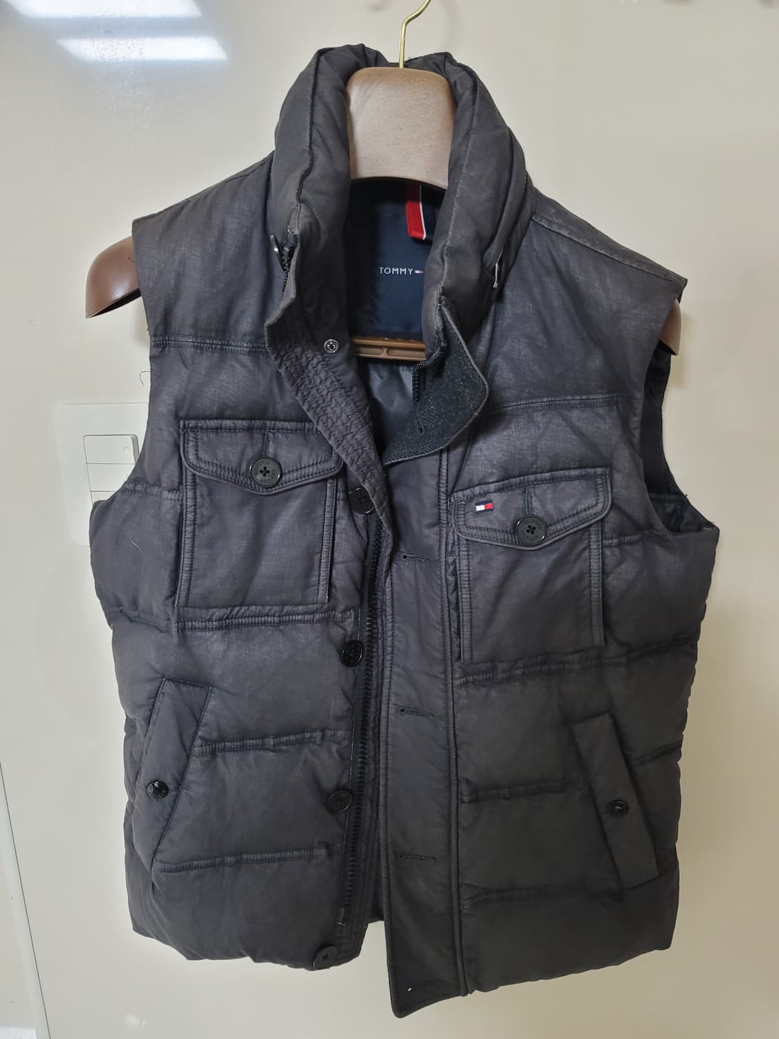 타미힐피거 패딩조끼 xs표기 한국95정사이즈 상태굿 상품이미지1