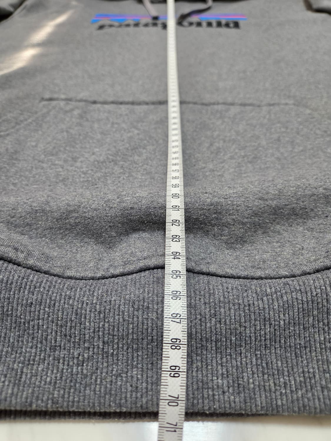 파타고니아 P-6 로고 그레이 후드티 상품이미지10