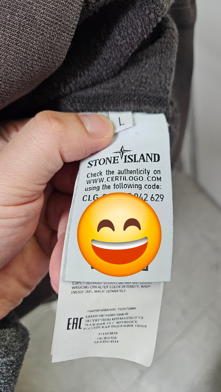 스톤아일랜드 가먼트다이 포켓 맨투맨 카키브라운(L) 상품이미지5