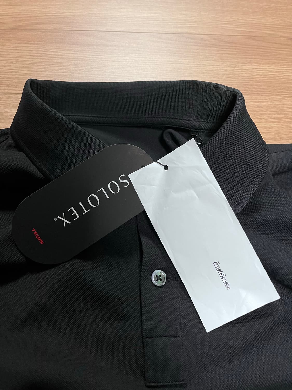 프레쉬서비스 DRY PIQUE JERSEY S/S POLO 블랙 L 상품이미지2