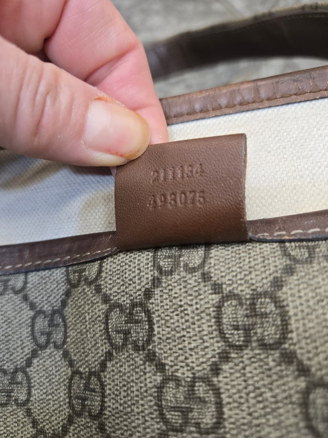 구찌 GG 로고 토트백 브라운 상품이미지9