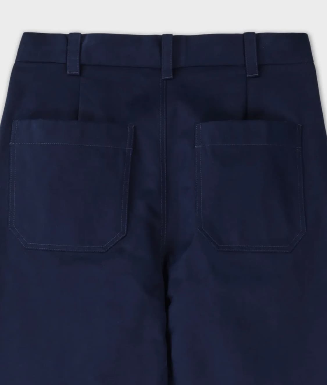 스튜디오 니콜슨 소르테 코튼 와이드 팬츠 네이비 (M) 상품이미지9