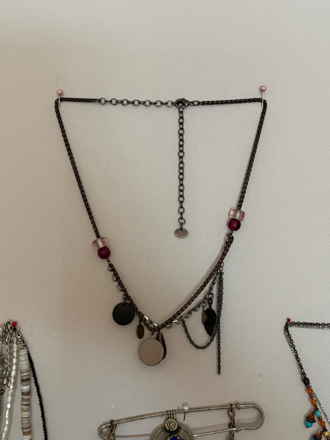 빈티지 레이어드 네크리스 상품이미지3