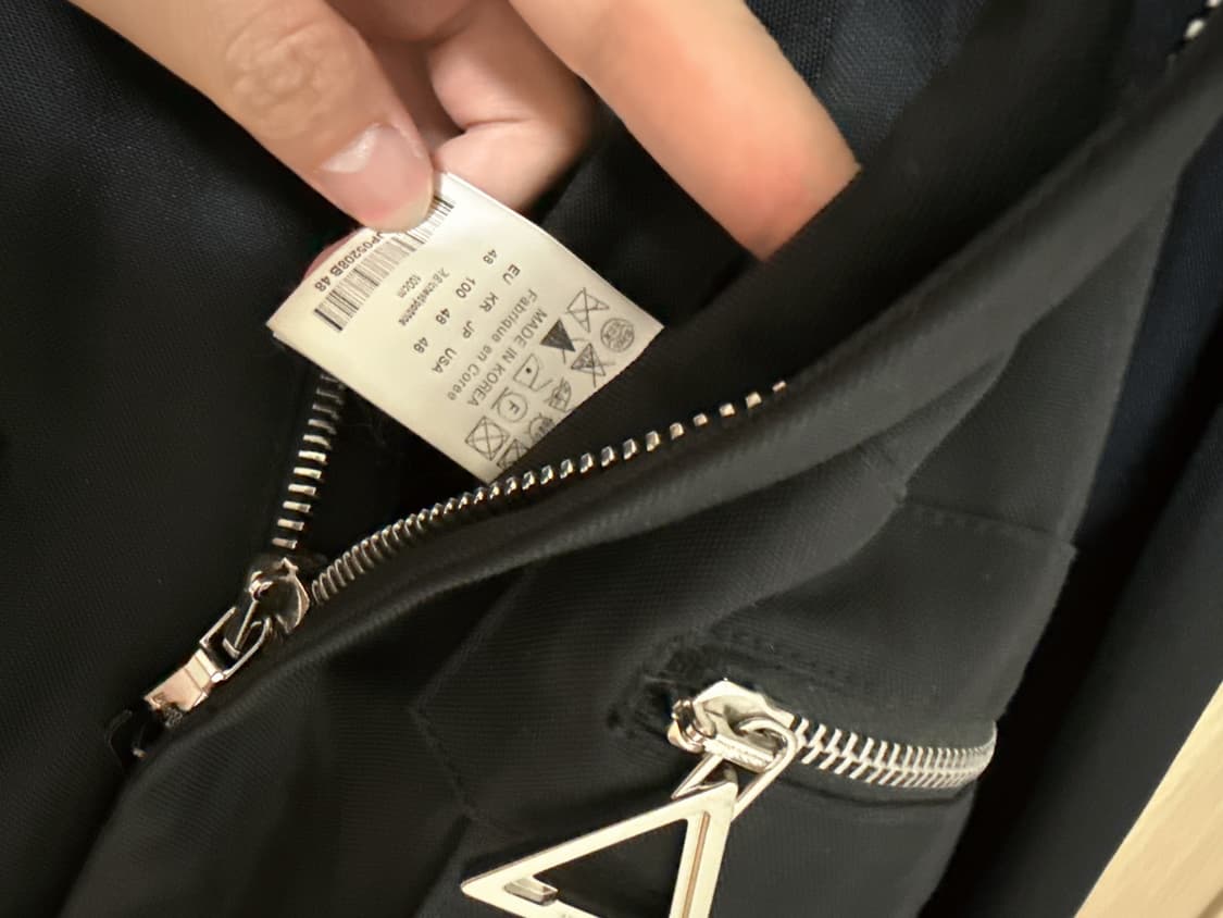 솔리드옴므 /쉘파카 블랙 /48(105) 상품이미지3