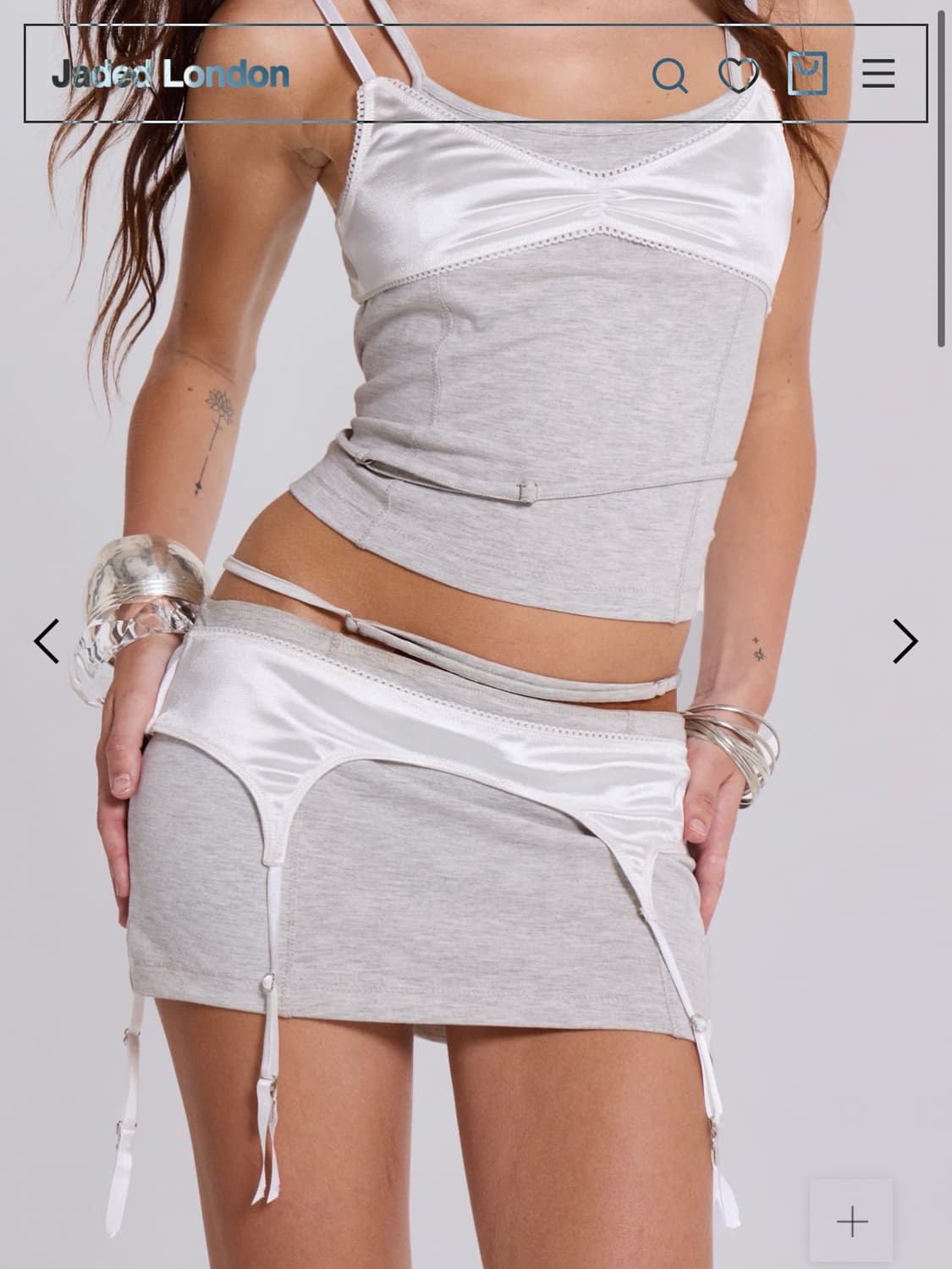 제이디드런던 인 러스트 서스펜더 스커트 상품이미지1