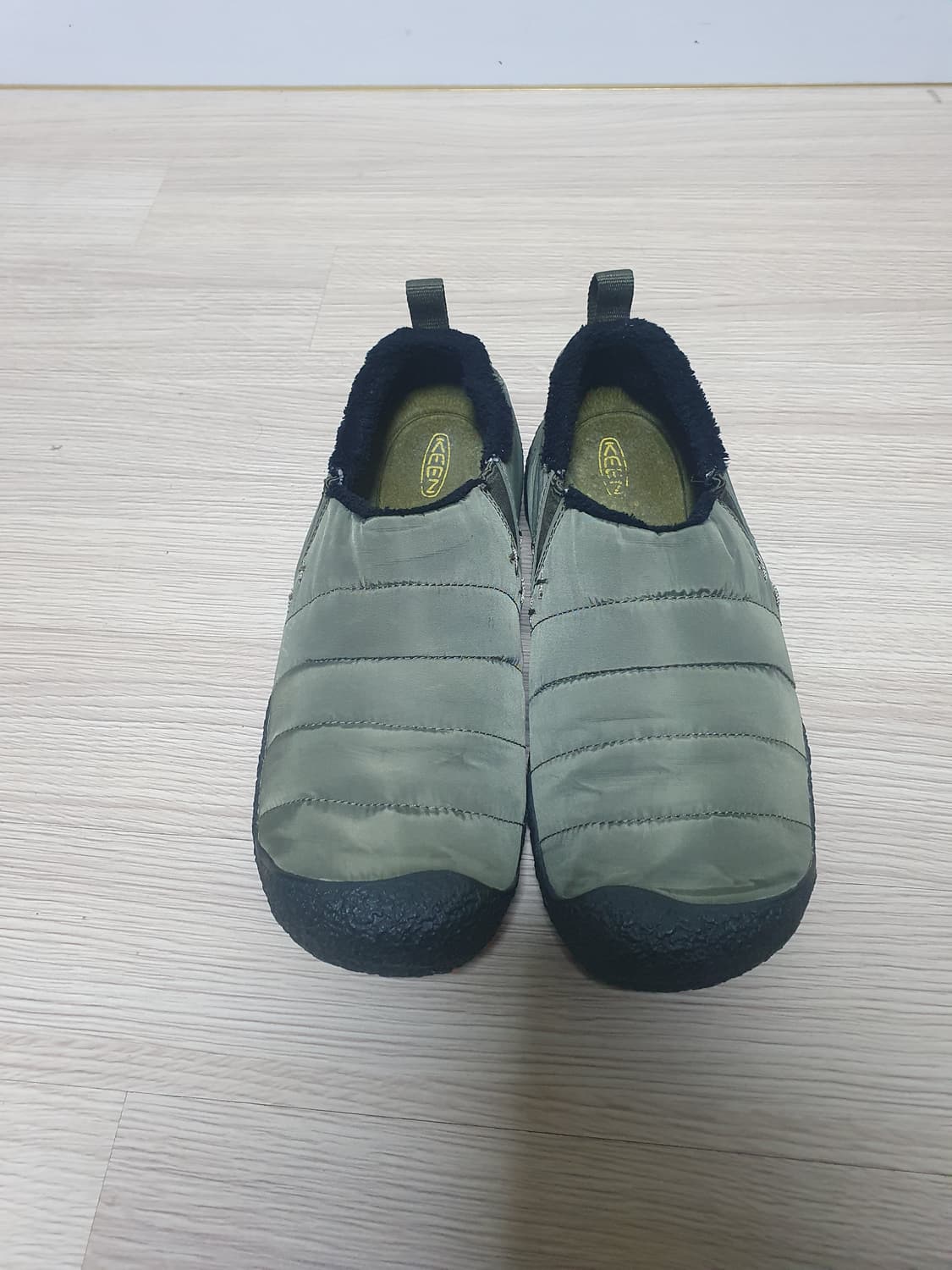 킨 KEEN 패딩 슬립온 그린 270 상품이미지3