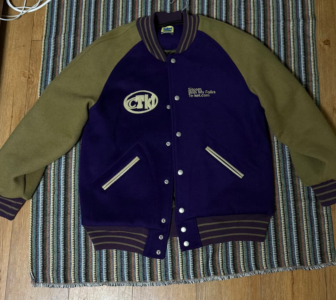 테켓 바시티 자켓 M 상품이미지1