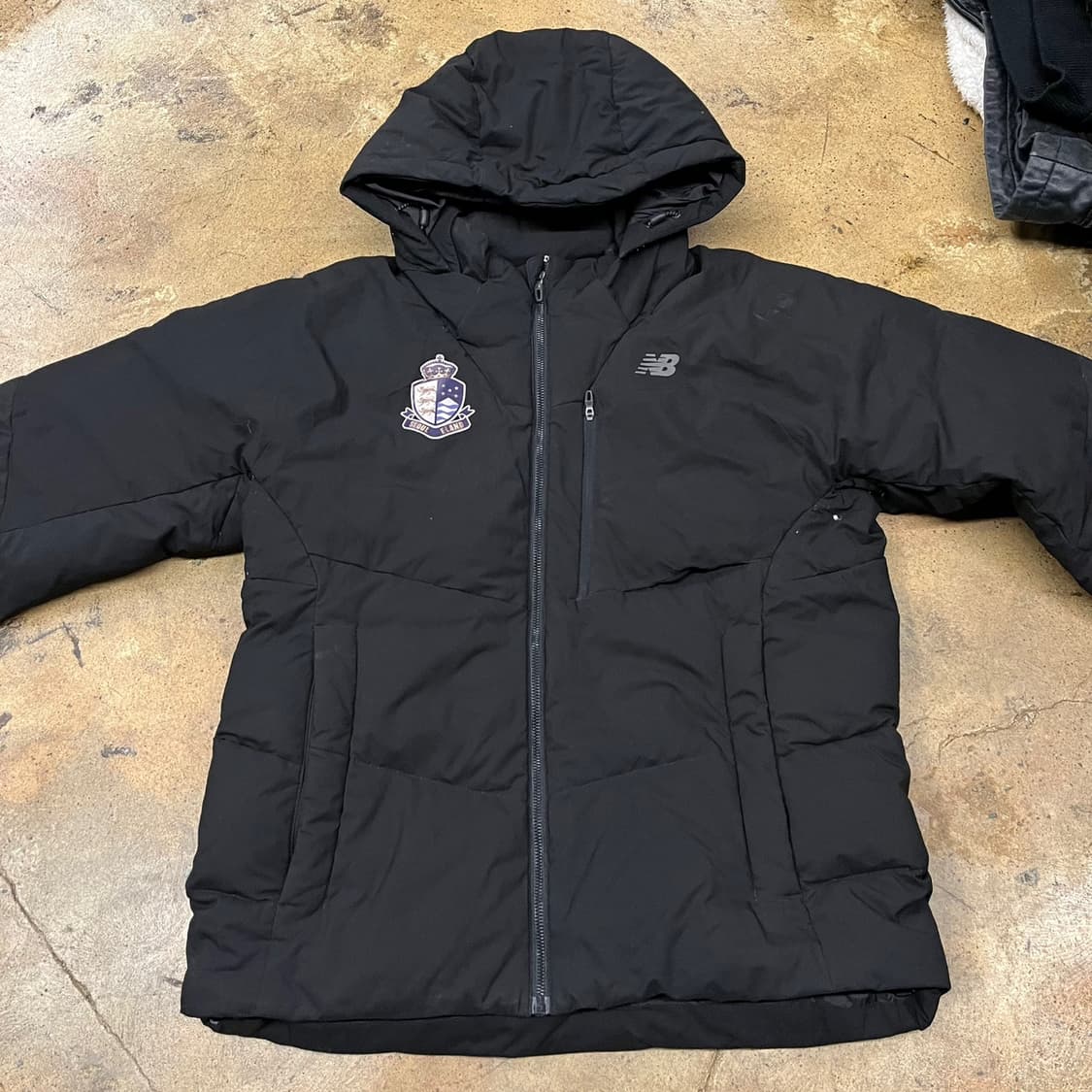 [정품/M] 뉴발란스 서울 이랜드 FC 패딩 블랙 b19 상품이미지3
