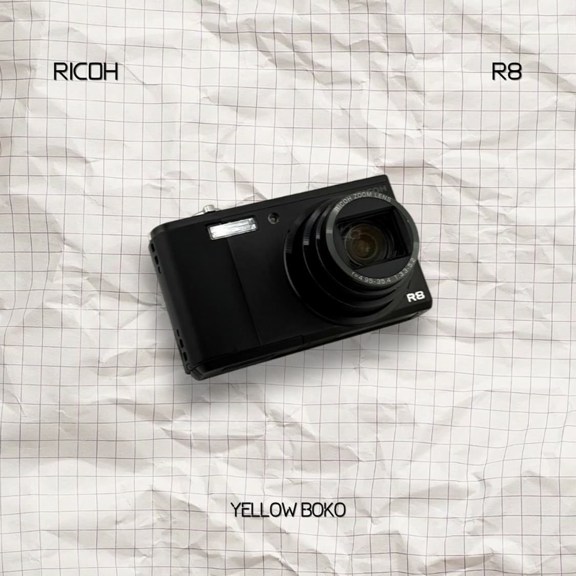 [💕장원영님 Pick] 리코 RICOH R8 레트로 디지털 카메라 상품이미지1