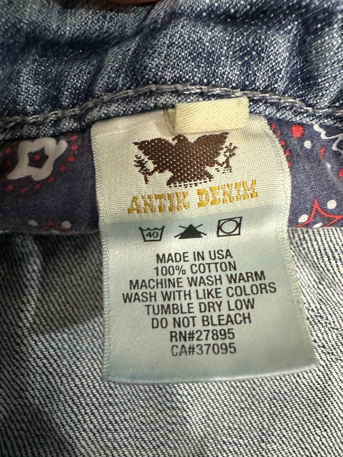 ANTIK DENIM 앤틱 데님 USA 빈티지 Y2K 약부츠컷 청바지 3 상품이미지8
