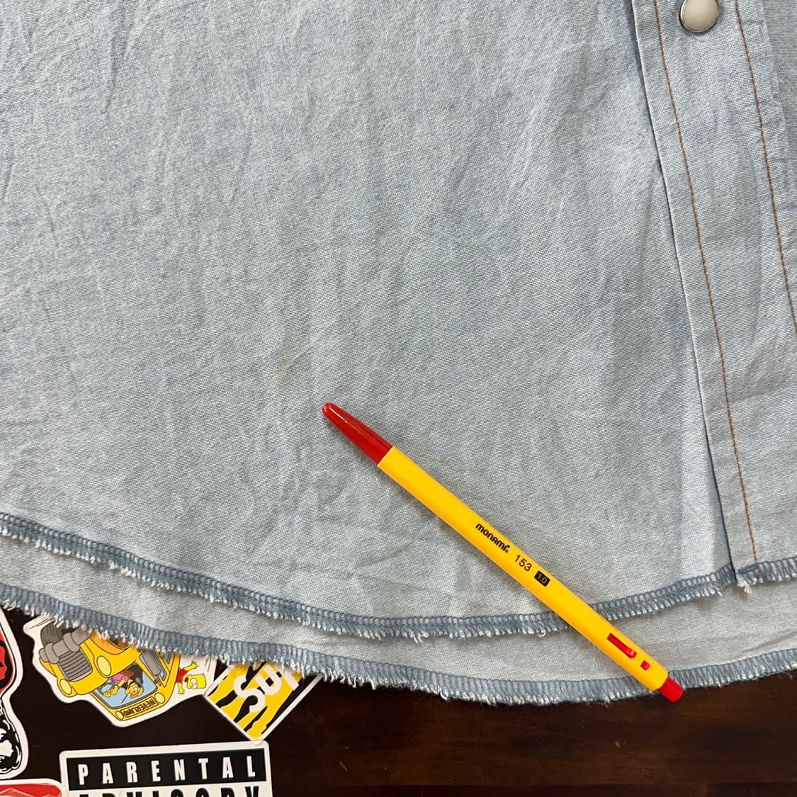 랭글러 샴브레이 웨스턴 셔츠 XL 상품이미지5