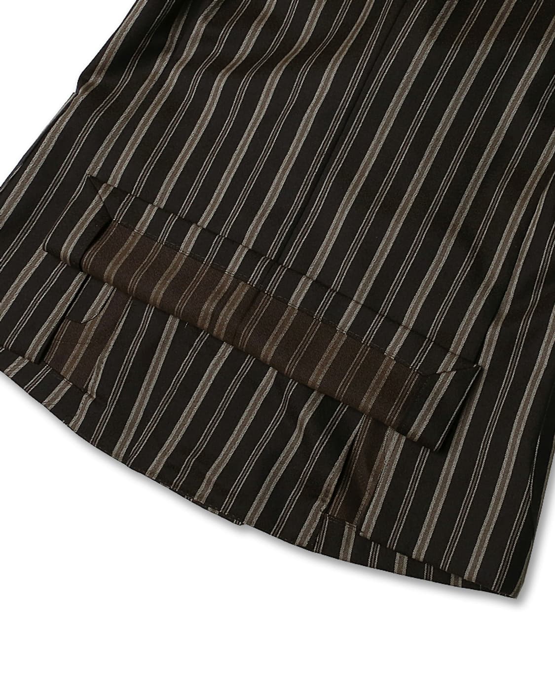 에토네 [Etonne] 아브라함 문 브라운 스트라이프 마초 더블 수트 상품이미지5