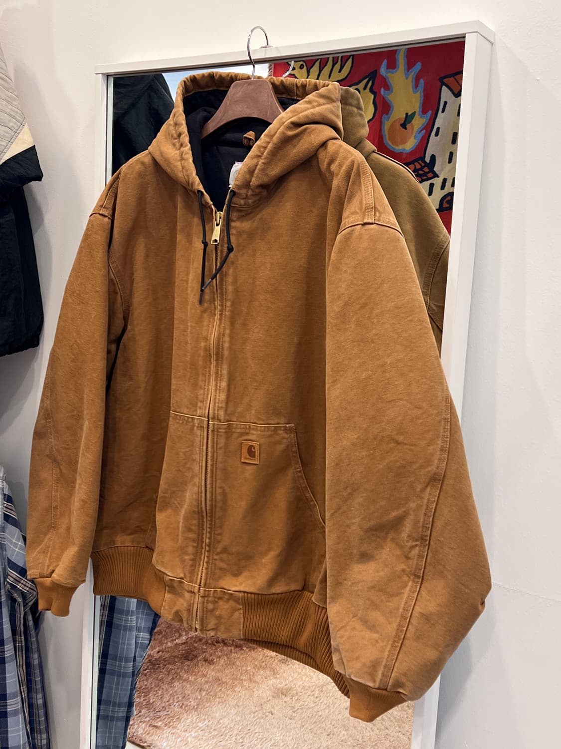 Carhartt 칼하트 덕 액티브 후드 워크 자켓 상품이미지1